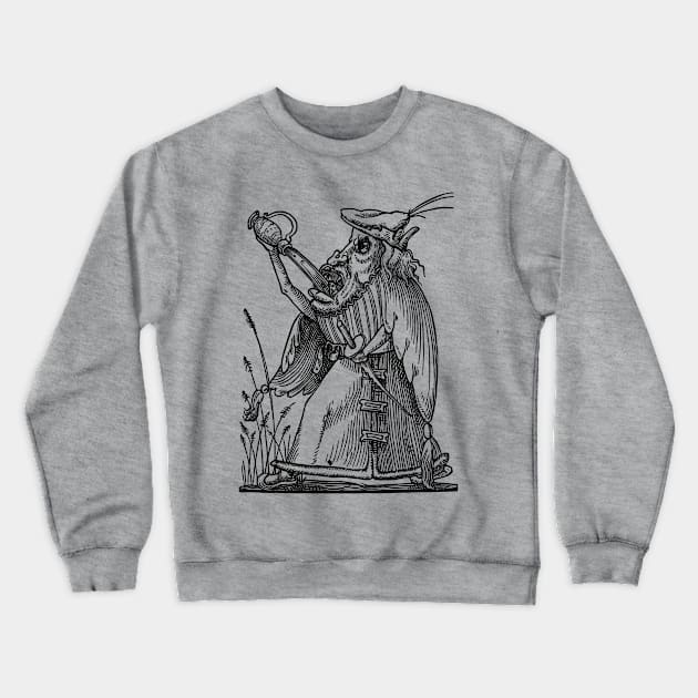 Grotesque #85 The Drolatic Dreams of Pantagruel (1565) Crewneck Sweatshirt by n23tees